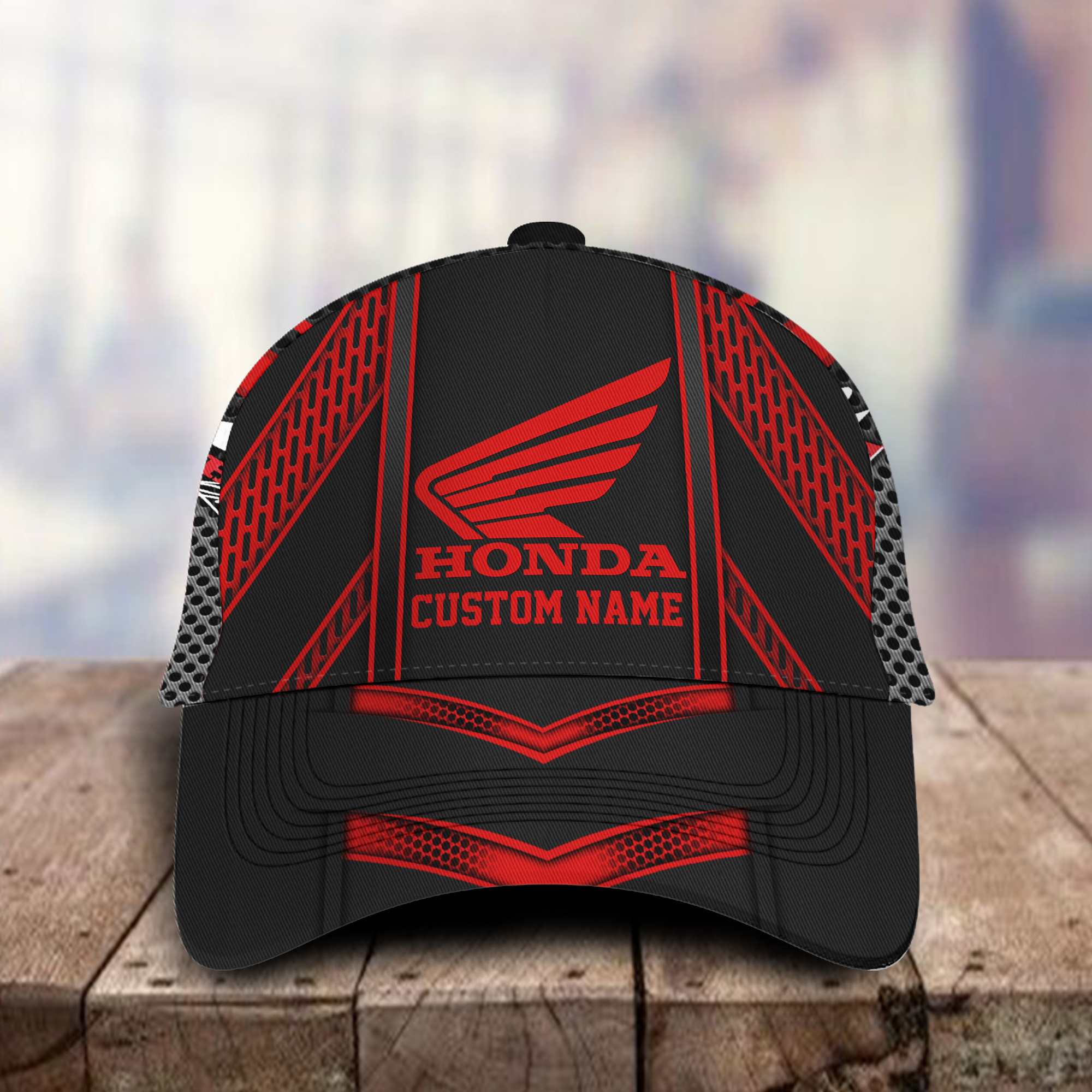 Honda CBR 3D Classic Cap Hat Personalized Name For Men Women Trucker Hats Custom Hats Gifts For Men & Women