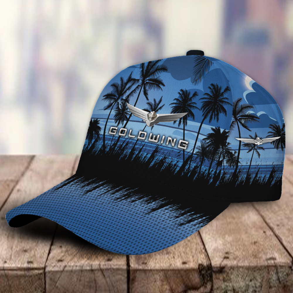 Honda CBR 3D Classic Cap Hawaiian Tropical Car Motor Brand Hats Trucker Hats Custom Hats Gifts For Men & Women