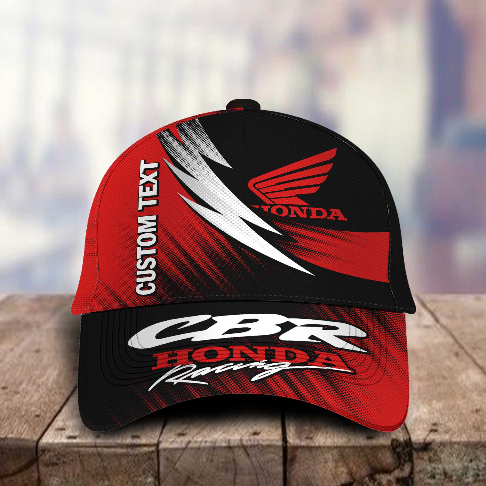 Honda CBR Personalized Name 3D Classic Cap Hat Gift for Men Women Trucker Hats Custom Hats Gifts For Men & Women