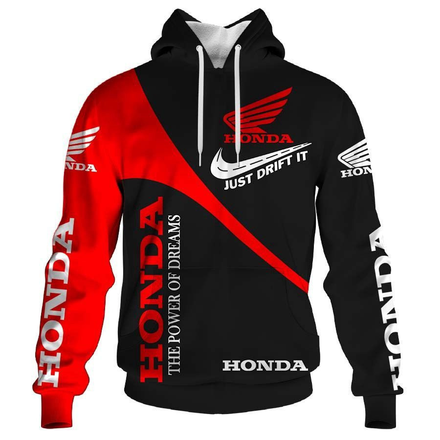 HONDA Just Drift It 3D All Over Print Hoodie, Zip Hoodie