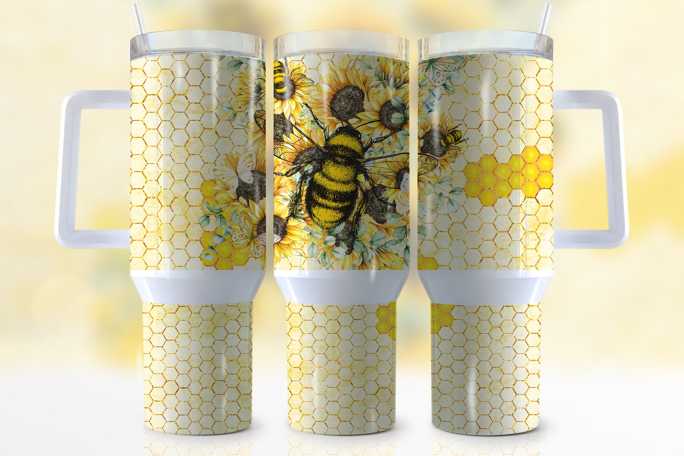 Honeycomb Custom Stanley Cup 40 oz 30 oz Tumbler With HandleTVC2301942