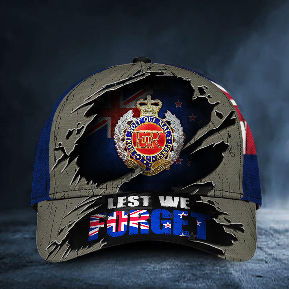 Honi Soit Qui Mal Y Pense Lest We Forget New Zealand Hat Remembrance Poppy Veterans Hats Trucker Hats Custom Hats Gifts For Men & Women