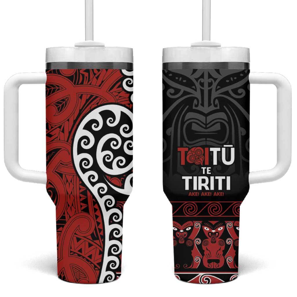 Honour The Treaty New Zealand Toitu Te Tiriti Ake!Ake!Ake! Custom Stanley Cup 40 oz 30 oz Tumbler With HandleTVC2301348