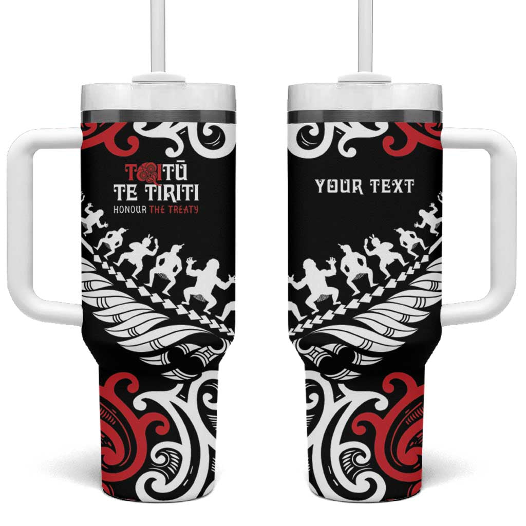 Honour The Treaty New Zealand Toitu Te Tiriti Half Fern Custom Stanley Cup 40 oz 30 oz Tumbler With HandleTVC2301348