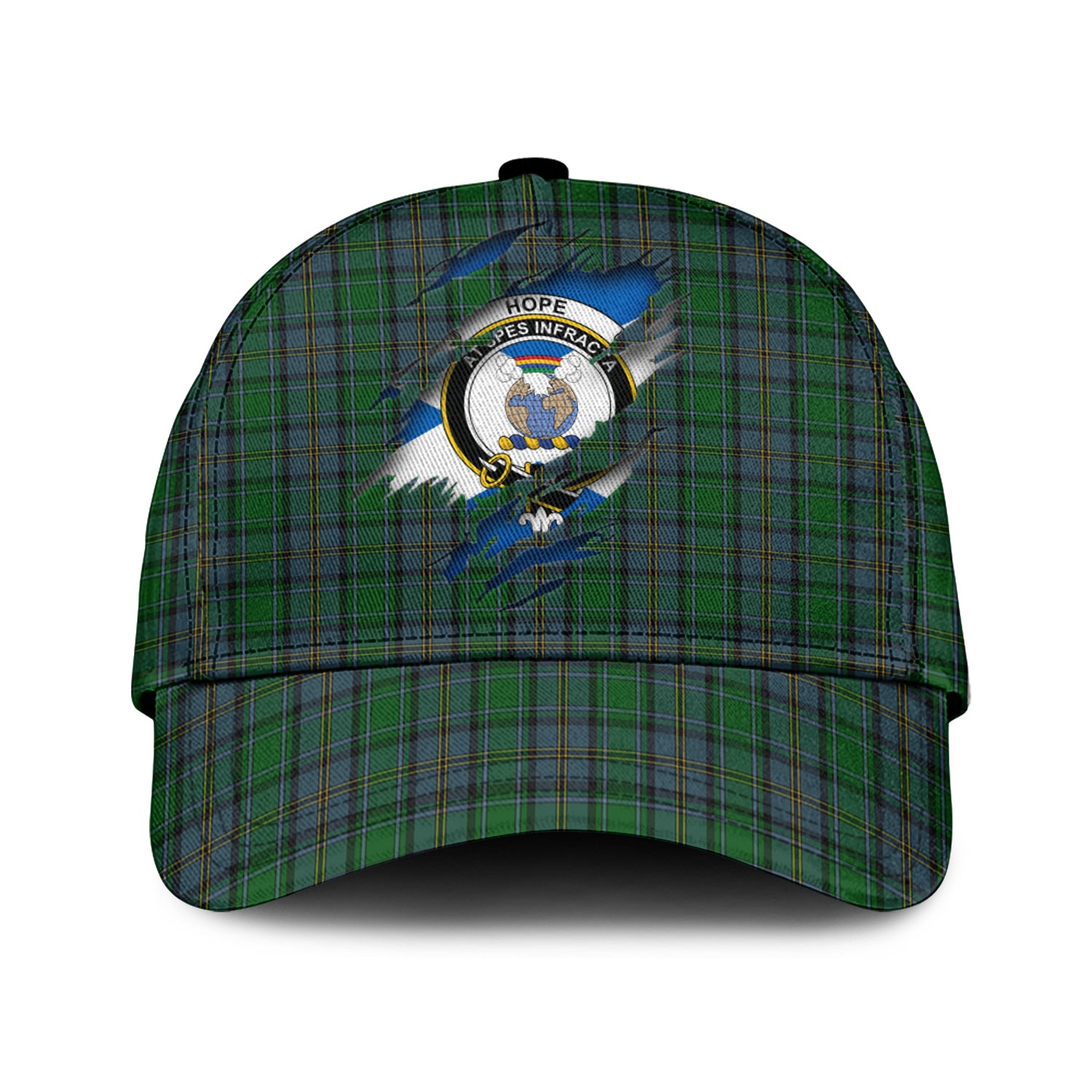 Hope Vere Tartan Plaid Cap, Family Crest In Me Style Tartan Baseball Cap TS23 Trucker Hats Custom Hats Gifts For Men & Women