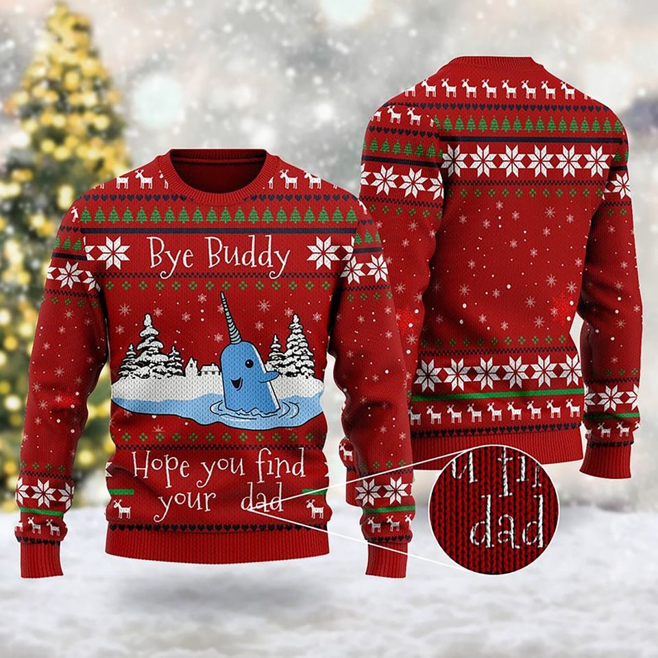 Hope You Find Your Dad 3D All Over Printed T-shirt, US Movie Ugly Christmas Sweater