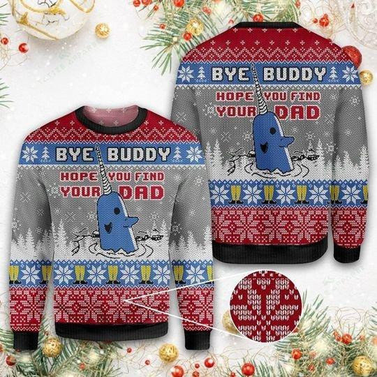 Hope You Find Your Dad Ugly Christmas Sweater Adult 3D Funny Matching for family