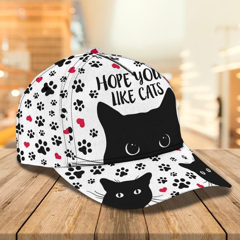 Hope You Like Cats Classic Cap Baseball Cap Trucker Hats Custom Hats Gifts For Men & Women
