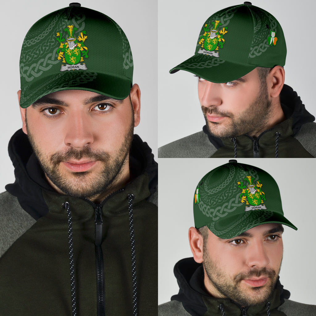 Horan Coat Of Arms - Irish Family Crest St Patrick's Day Hat Classic Cap Trucker Hats Custom Hats Gifts For Men & Women