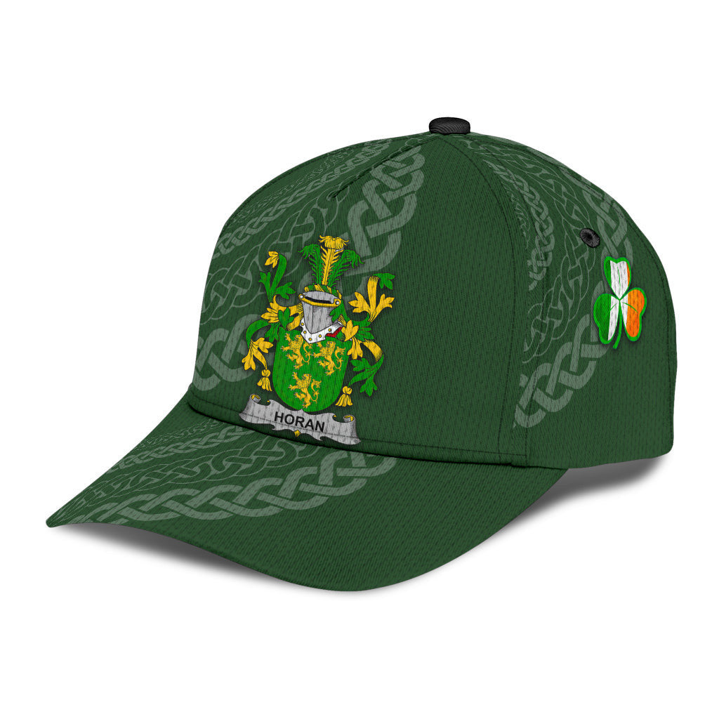 Horan Coat Of Arms - Irish Family Crest St Patrick's Day Hat Classic Cap Trucker Hats Custom Hats Gifts For Men & Women