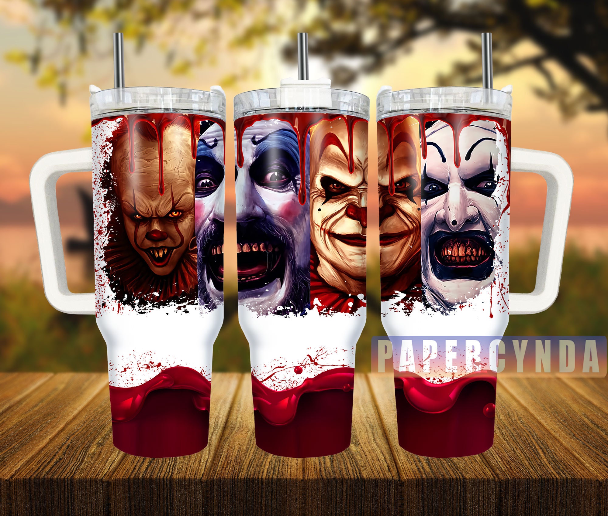 Horror Characters Custom Stanley Cup 40 oz 30 oz Tumbler With HandleTVC2301836