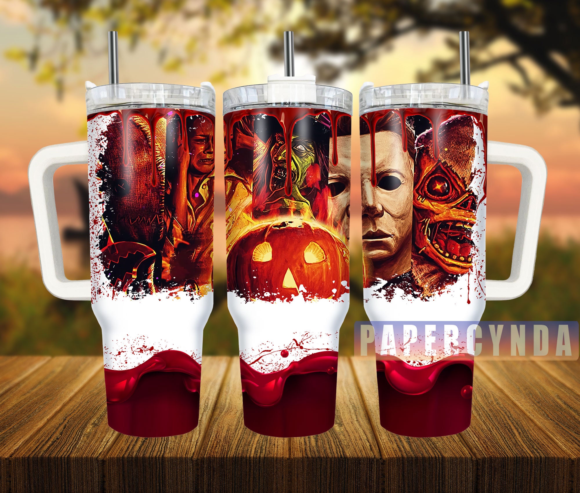 Horror Characters Custom Stanley Cup 40 oz 30 oz Tumbler With HandleTVC2301836