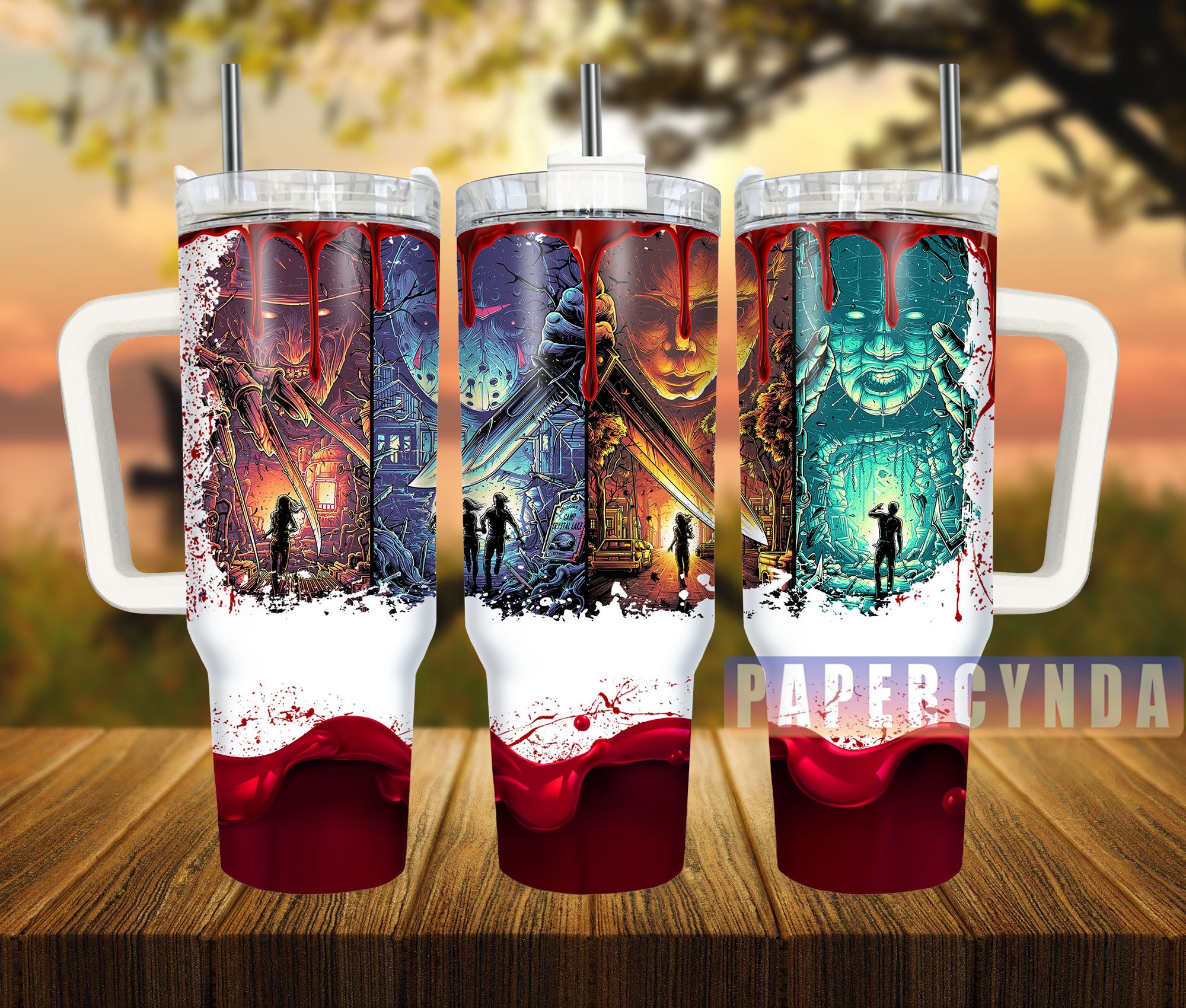 Horror Characters Custom Stanley Cup 40 oz 30 oz Tumbler With HandleTVC2301838