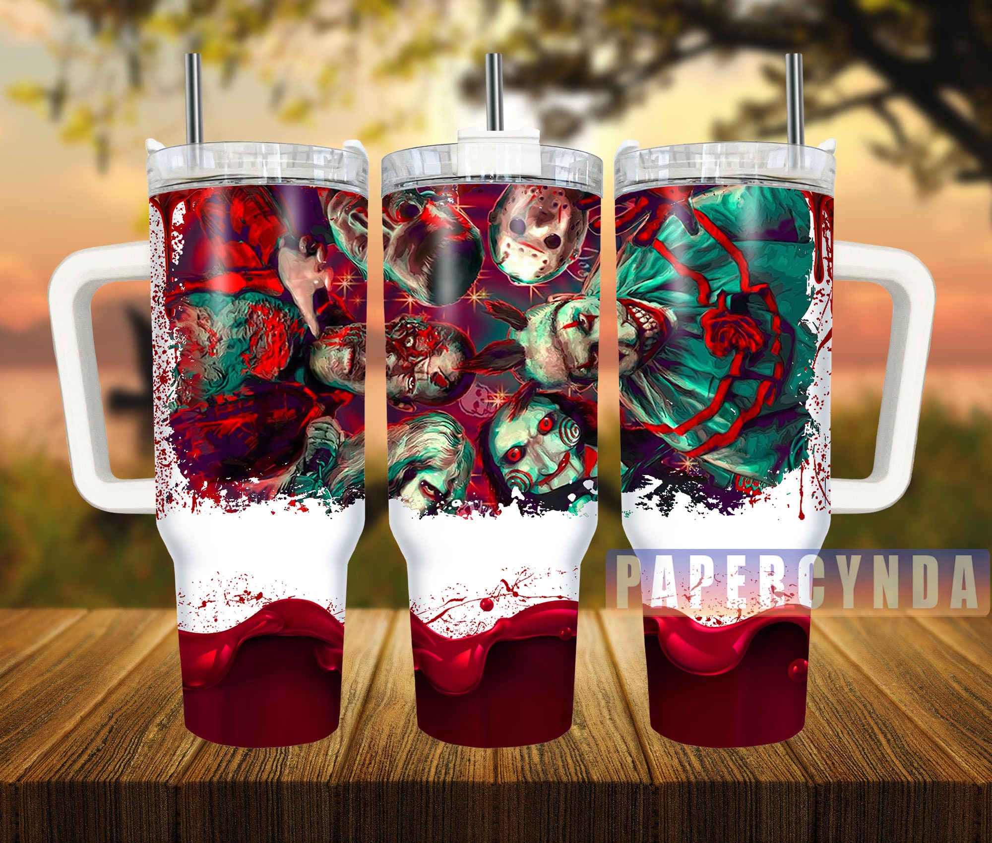 Horror Characters Custom Stanley Cup 40 oz 30 oz Tumbler With HandleTVC2301838