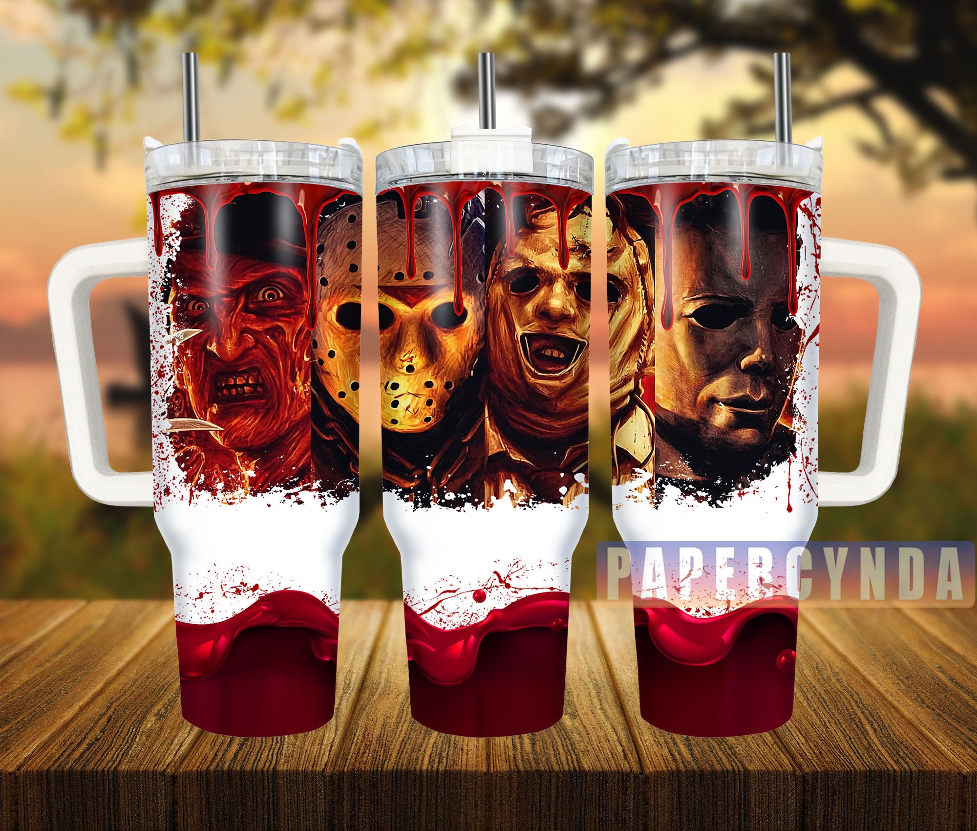 Horror Characters Custom Stanley Cup 40 oz 30 oz Tumbler With HandleTVC2301838