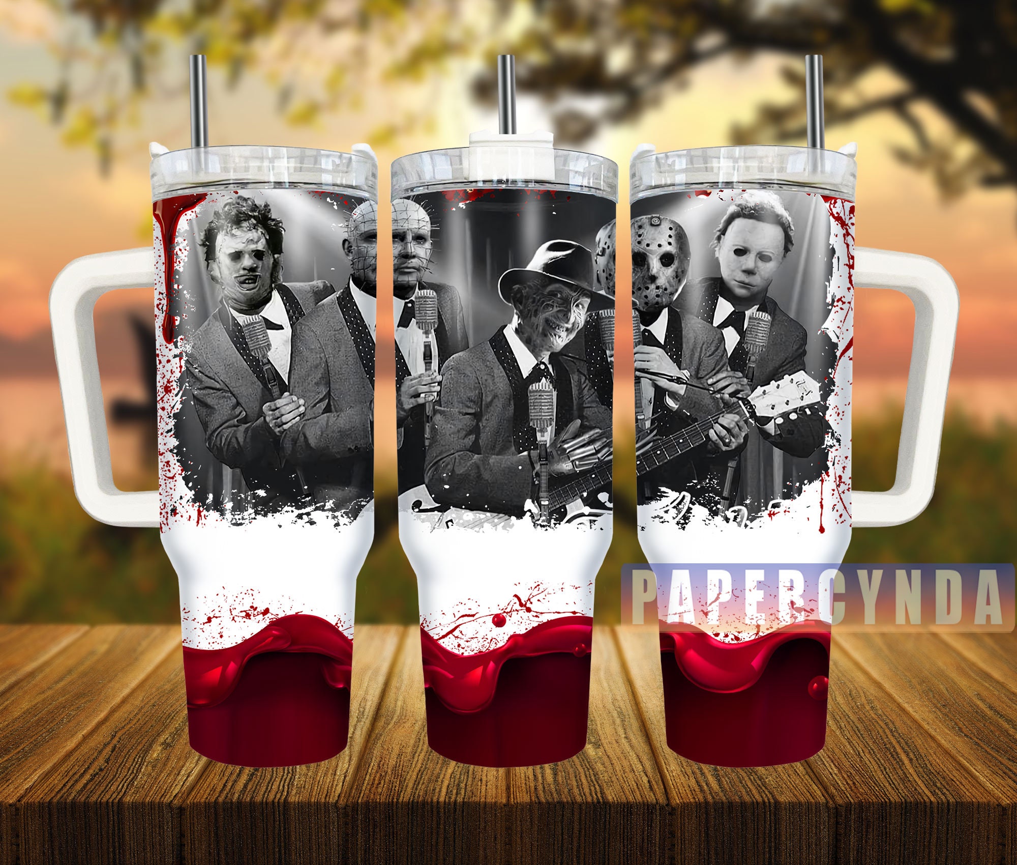 Horror Characters Custom Stanley Cup 40 oz 30 oz Tumbler With HandleTVC2301838