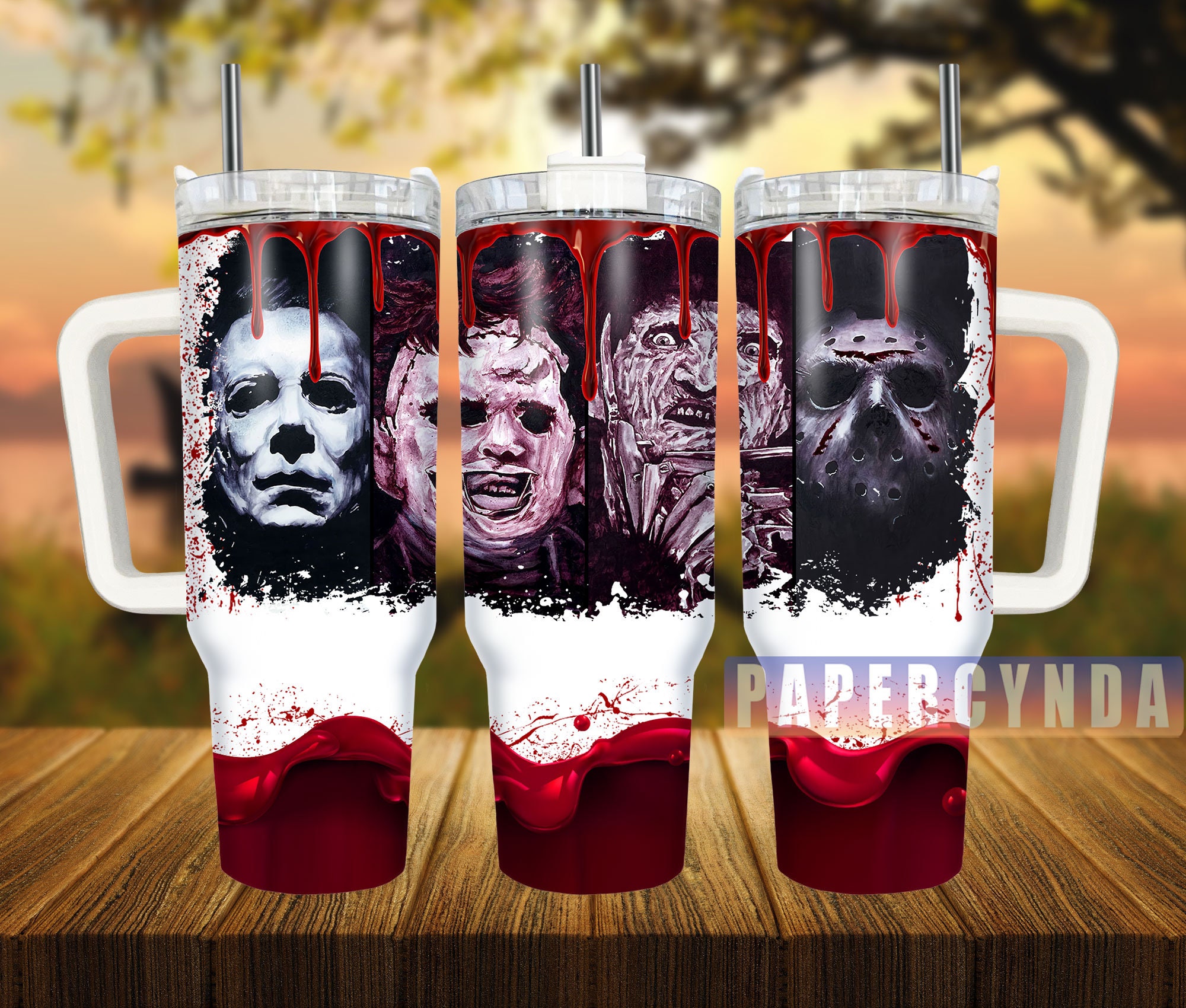 Horror Characters Custom Stanley Cup 40 oz 30 oz Tumbler With HandleTVC2301838