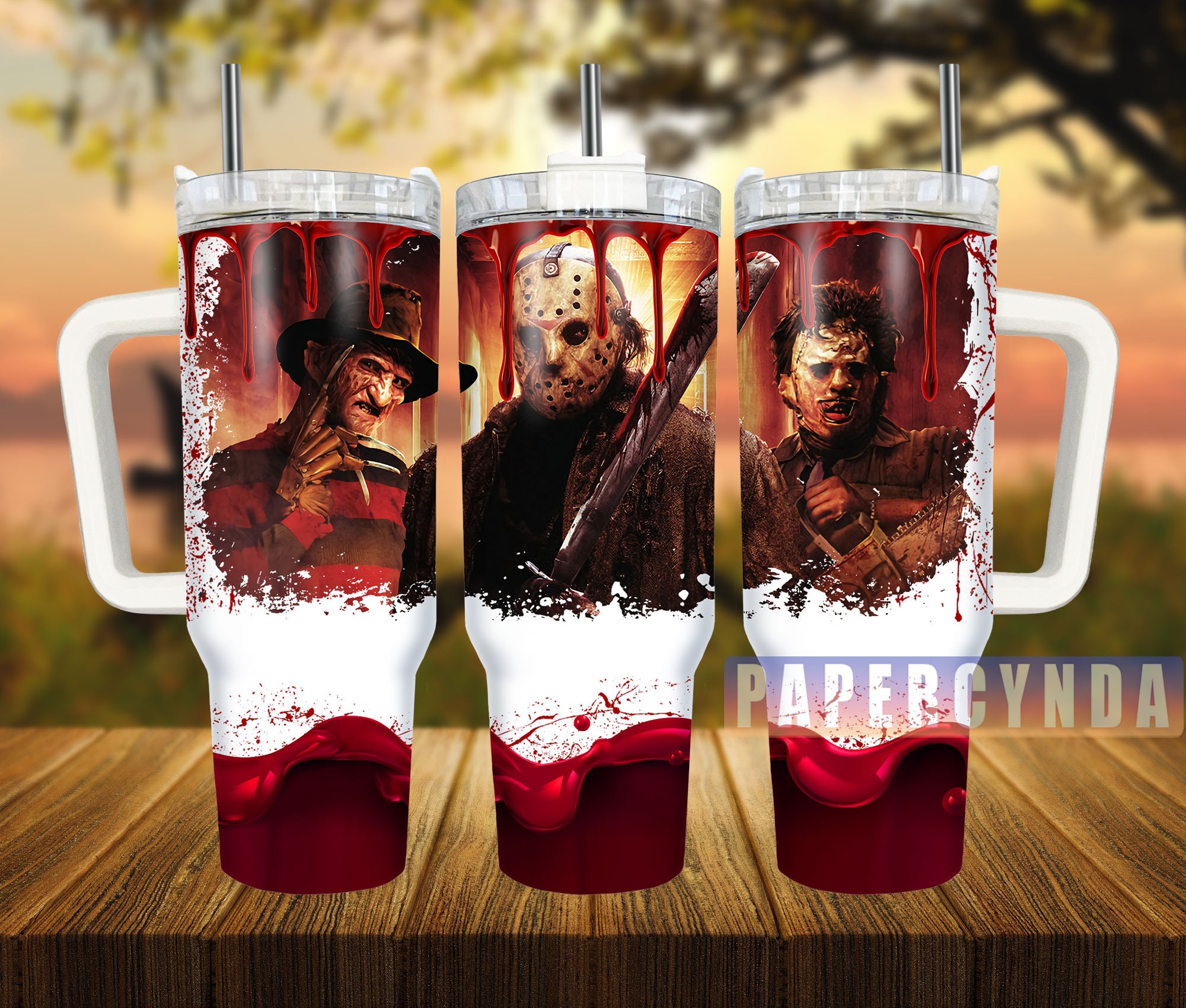 Horror Characters Custom Stanley Cup 40 oz 30 oz Tumbler With HandleTVC2301838