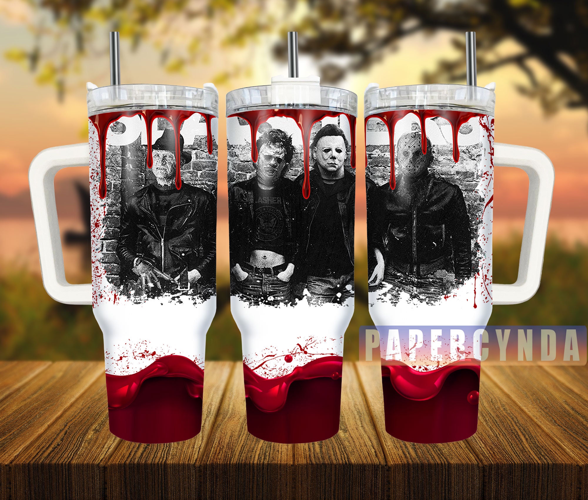 Horror Characters Custom Stanley Cup 40 oz 30 oz Tumbler With HandleTVC2301838