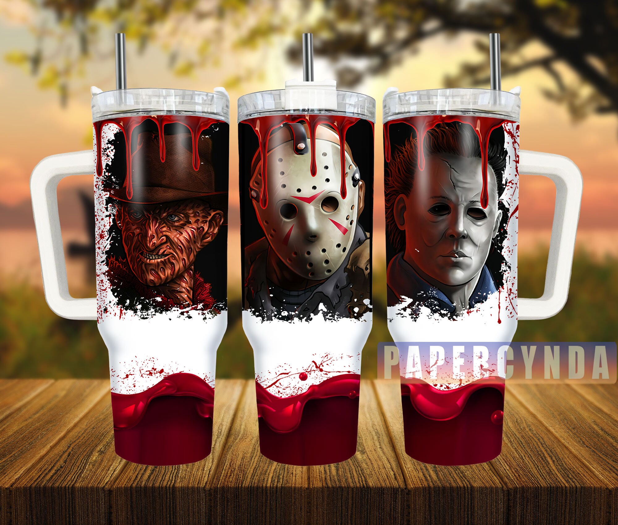 Horror Characters Custom Stanley Cup 40 oz 30 oz Tumbler With HandleTVC2301838
