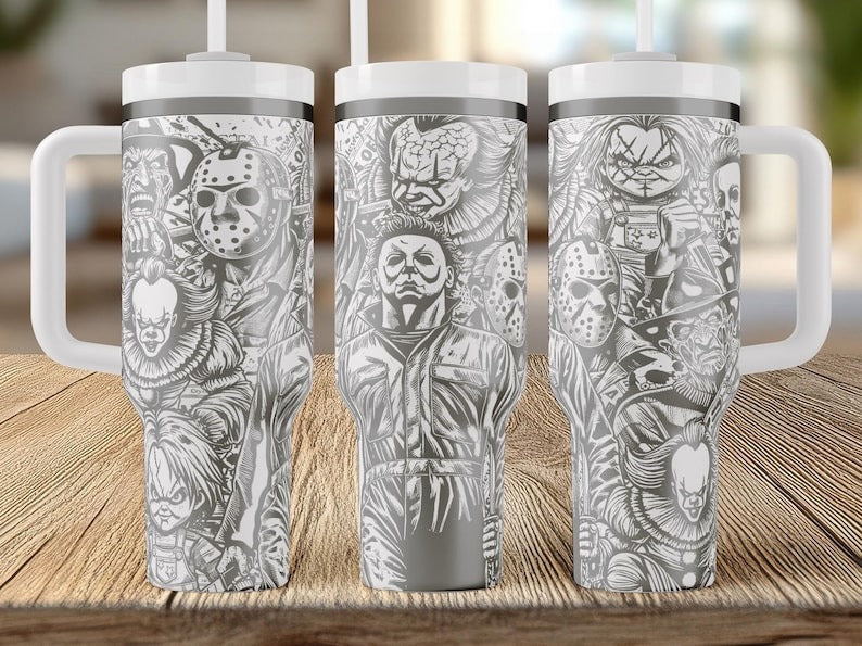 Horror Characters Movies Custom Stanley Cup 40 oz 30 oz Tumbler With HandleTVC2301114