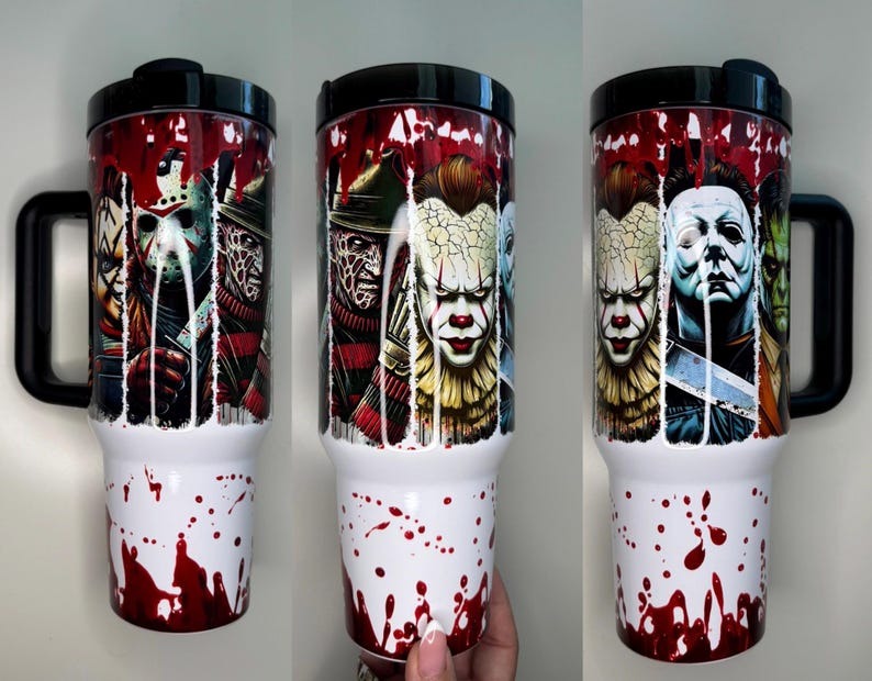 Horror Characters Movies Custom Stanley Cup 40 oz 30 oz Tumbler With HandleTVC2301114