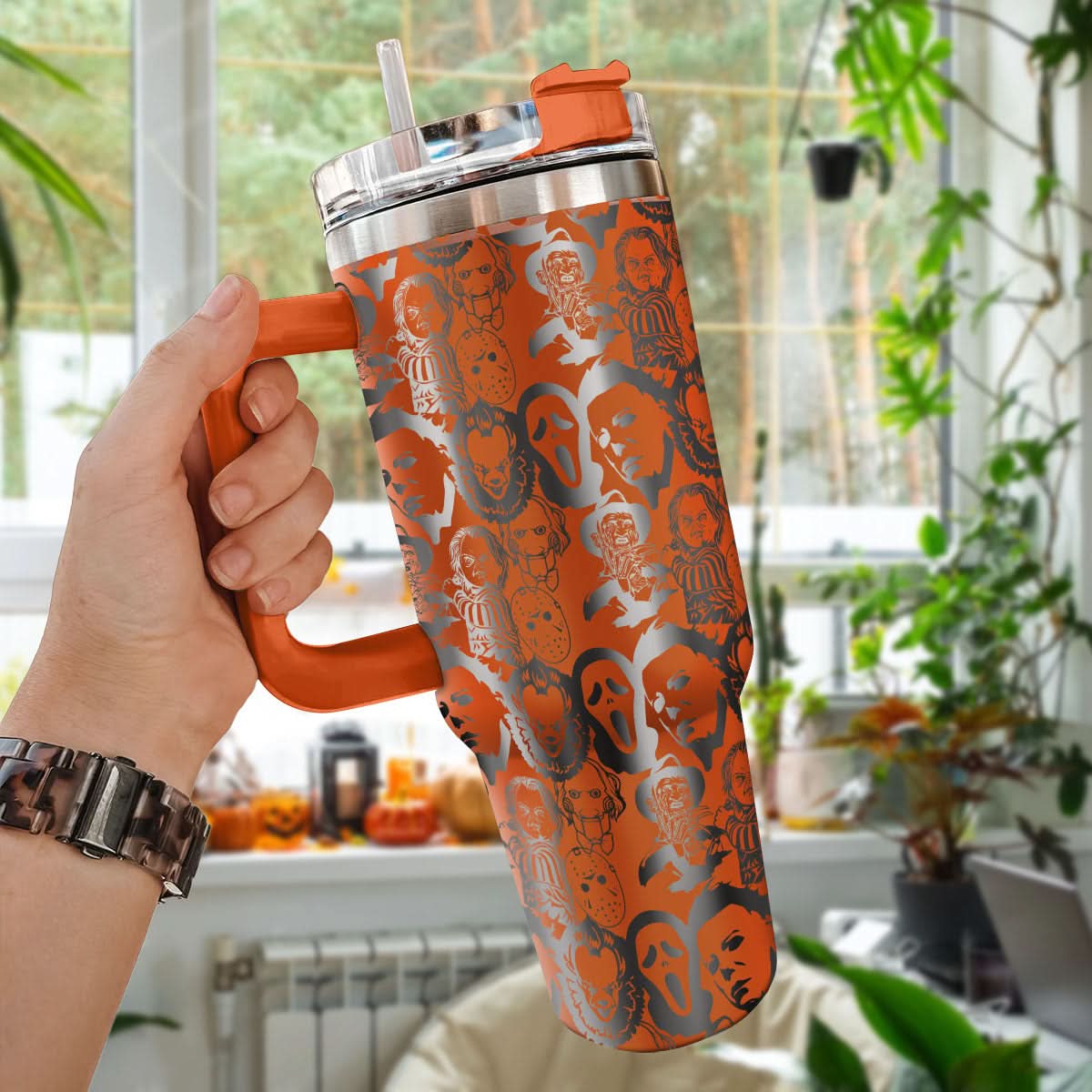 Horror Characters Movies Custom Stanley Cup 40 oz 30 oz Tumbler With HandleTVC2301442