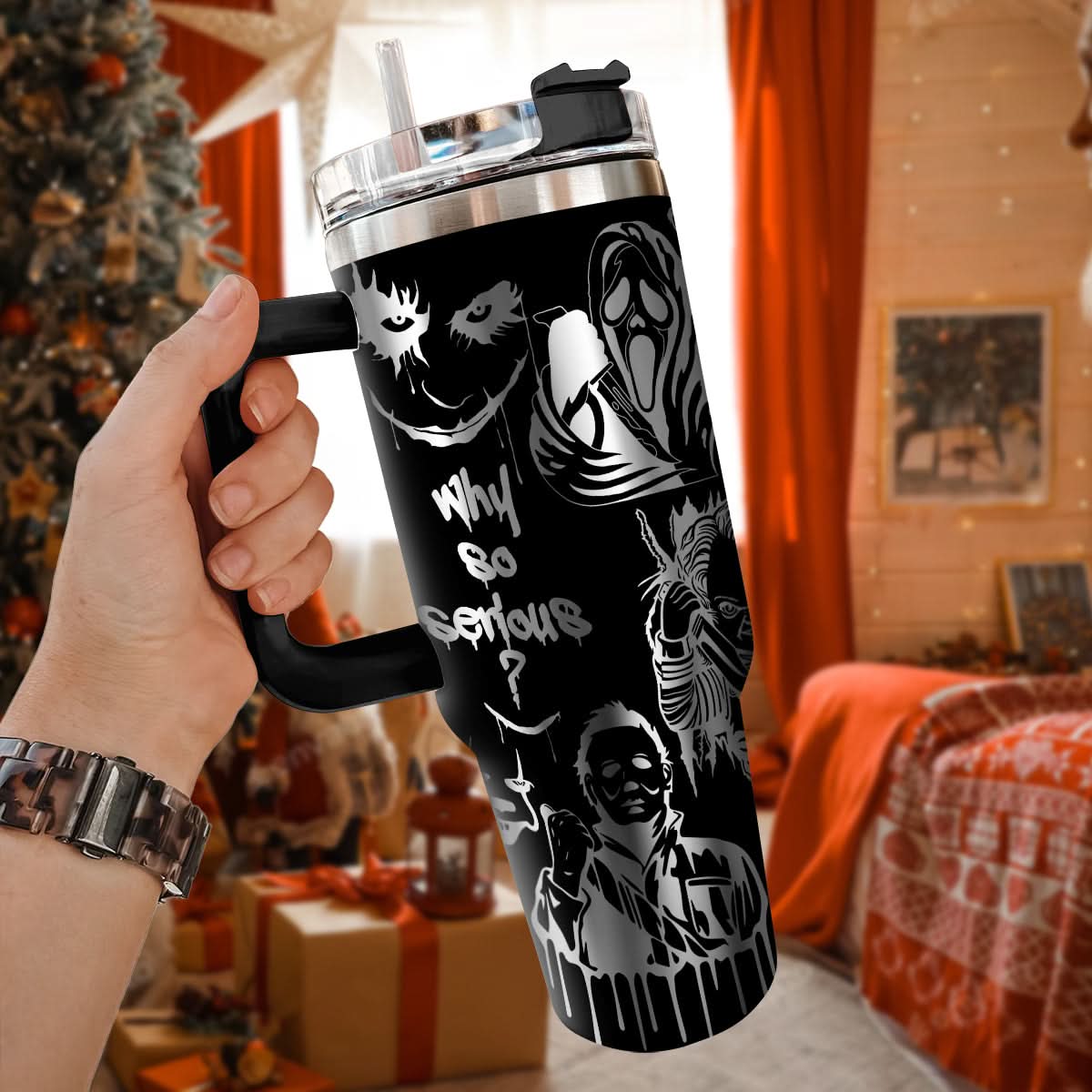 Horror Characters Movies Custom Stanley Cup 40 oz 30 oz Tumbler With HandleTVC2301453