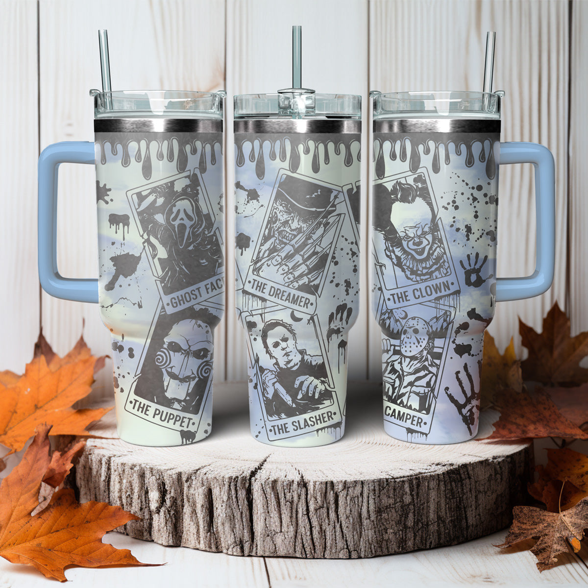 Horror Characters Movies Custom Stanley Cup 40 oz 30 oz Tumbler With HandleTVC2301554