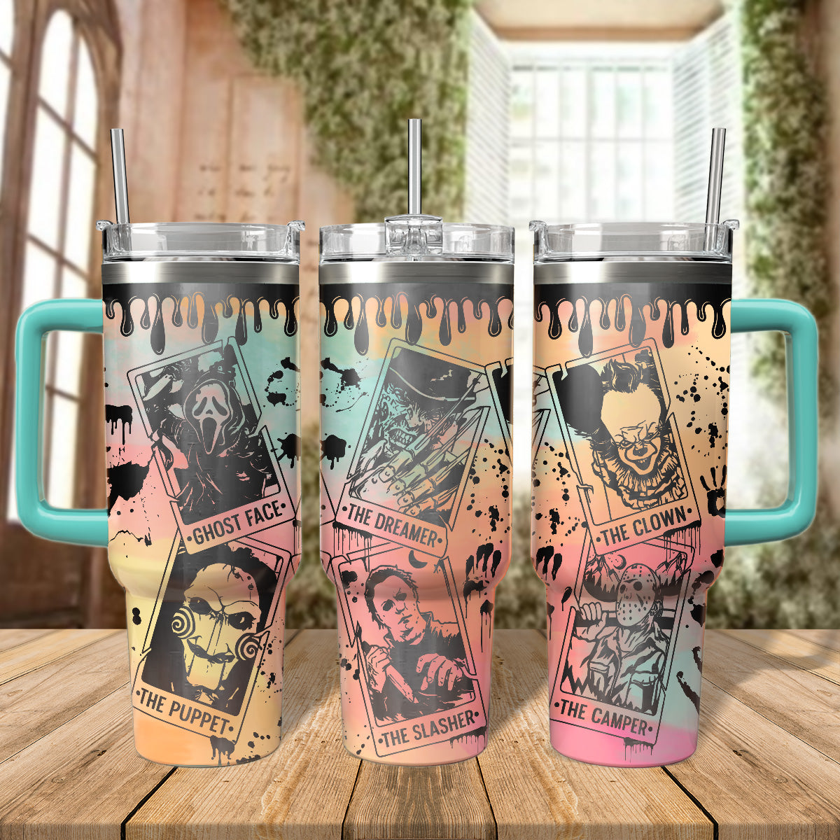 Horror Characters Movies Custom Stanley Cup 40 oz 30 oz Tumbler With HandleTVC2301554
