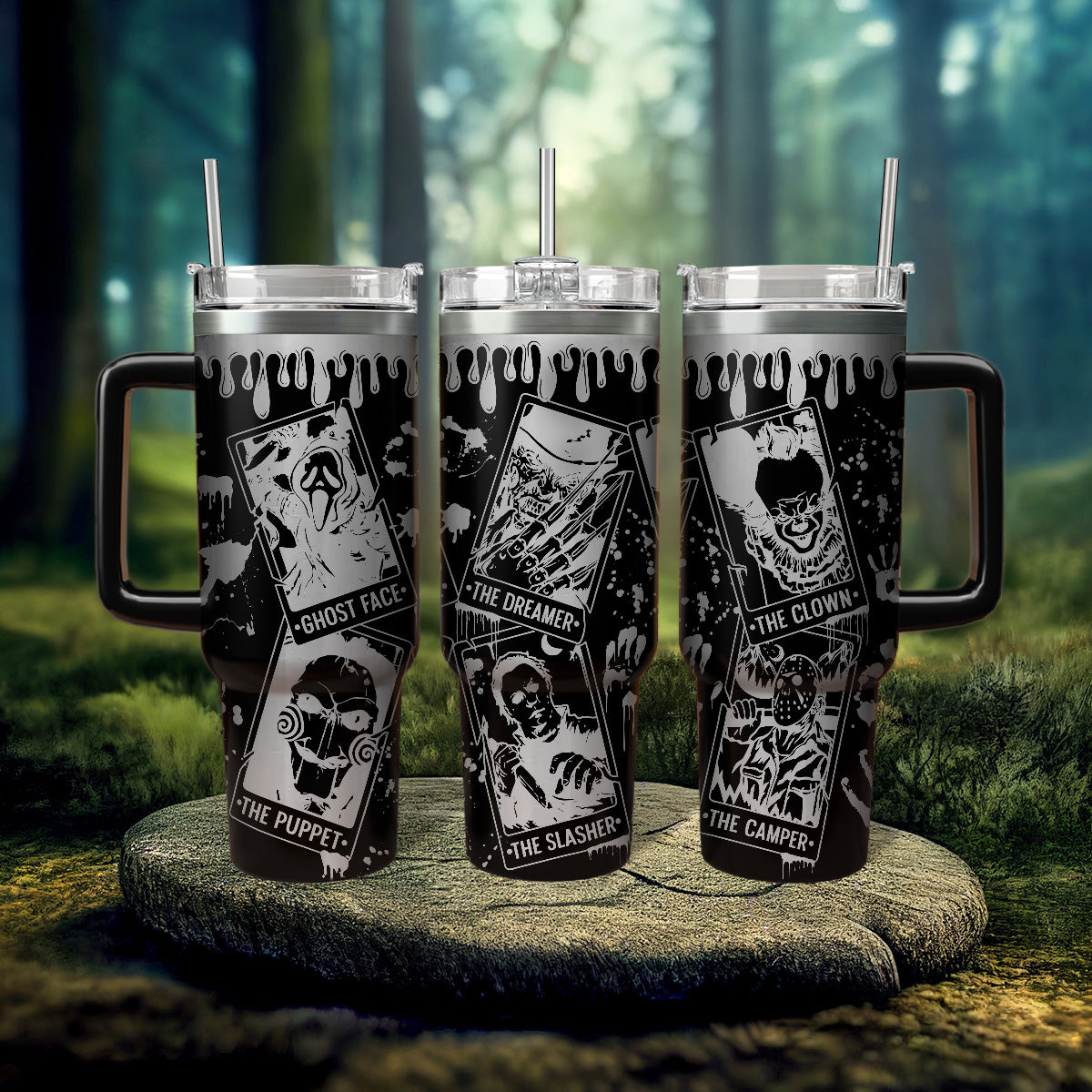 Horror Characters Movies Custom Stanley Cup 40 oz 30 oz Tumbler With HandleTVC2301554