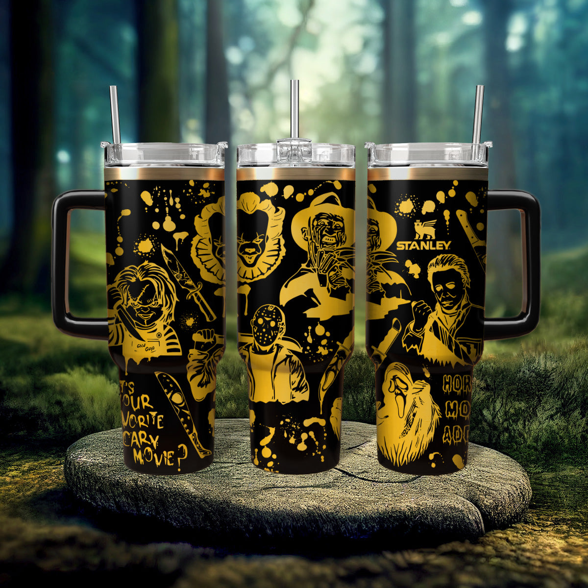 Horror Characters Movies Custom Stanley Cup 40 oz 30 oz Tumbler With HandleTVC2301558