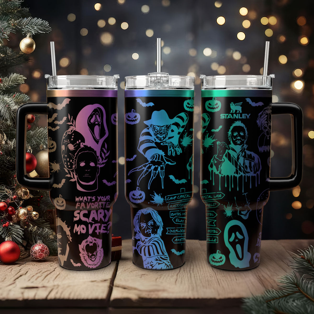 Horror Characters Movies Custom Stanley Cup 40 oz 30 oz Tumbler With HandleTVC2301565