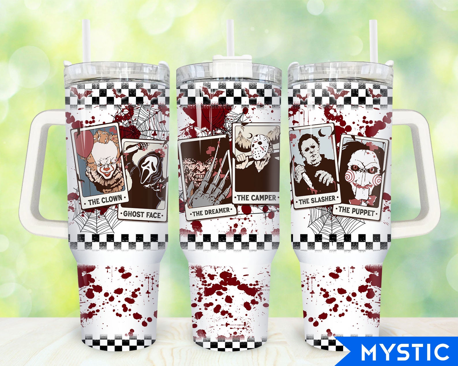 Horror Halloween Characters Movies Custom Stanley Cup 40 oz 30 oz Tumbler With HandleTVC2301917
