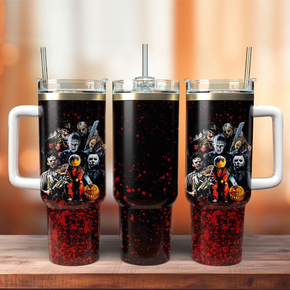 Horror Movie Characters Custom Stanley Cup 40 oz 30 oz Tumbler With HandleTVC2301248