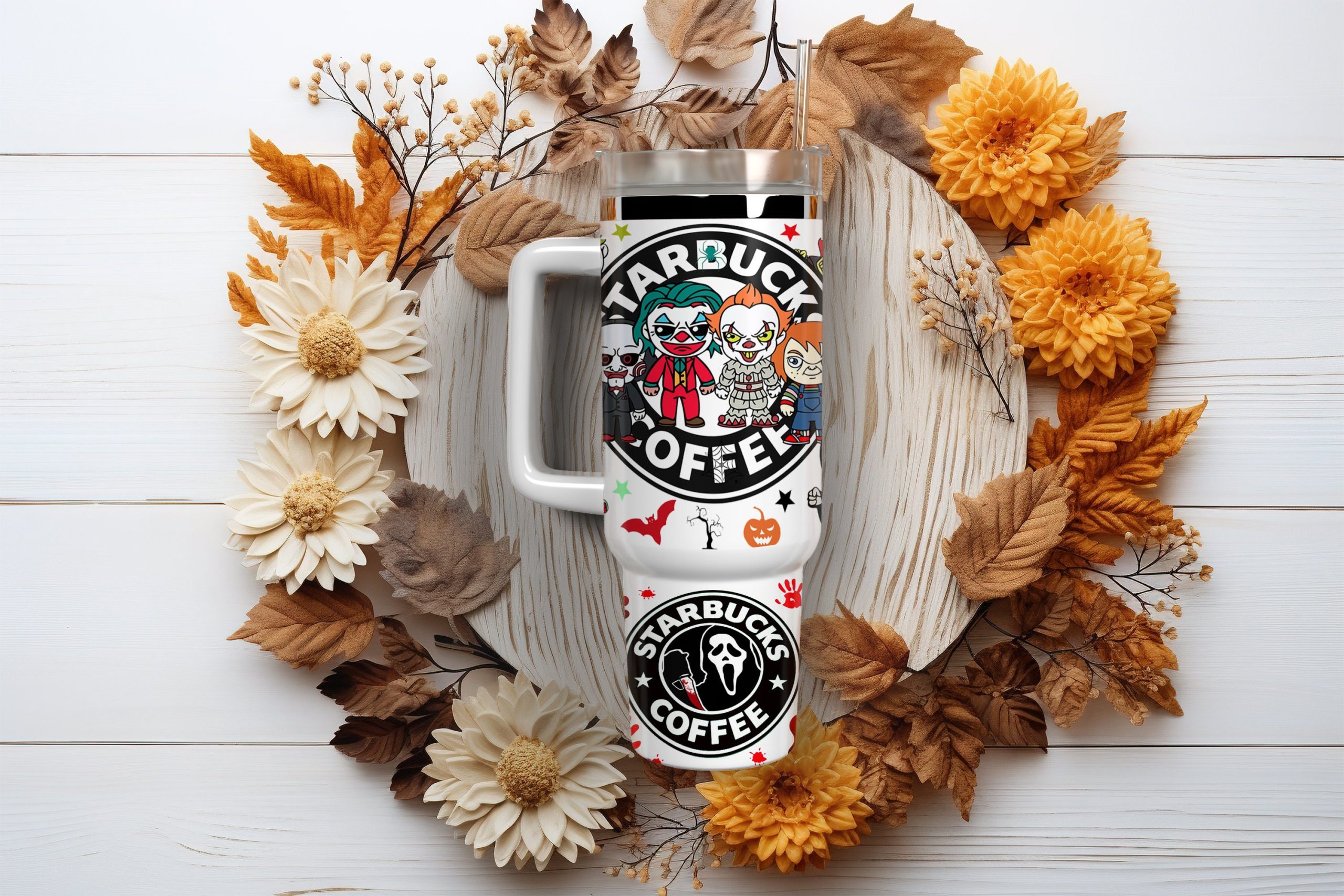 Horror Movie Characters Movies Custom Stanley Cup 40 oz 30 oz Tumbler With HandleTVC2301879