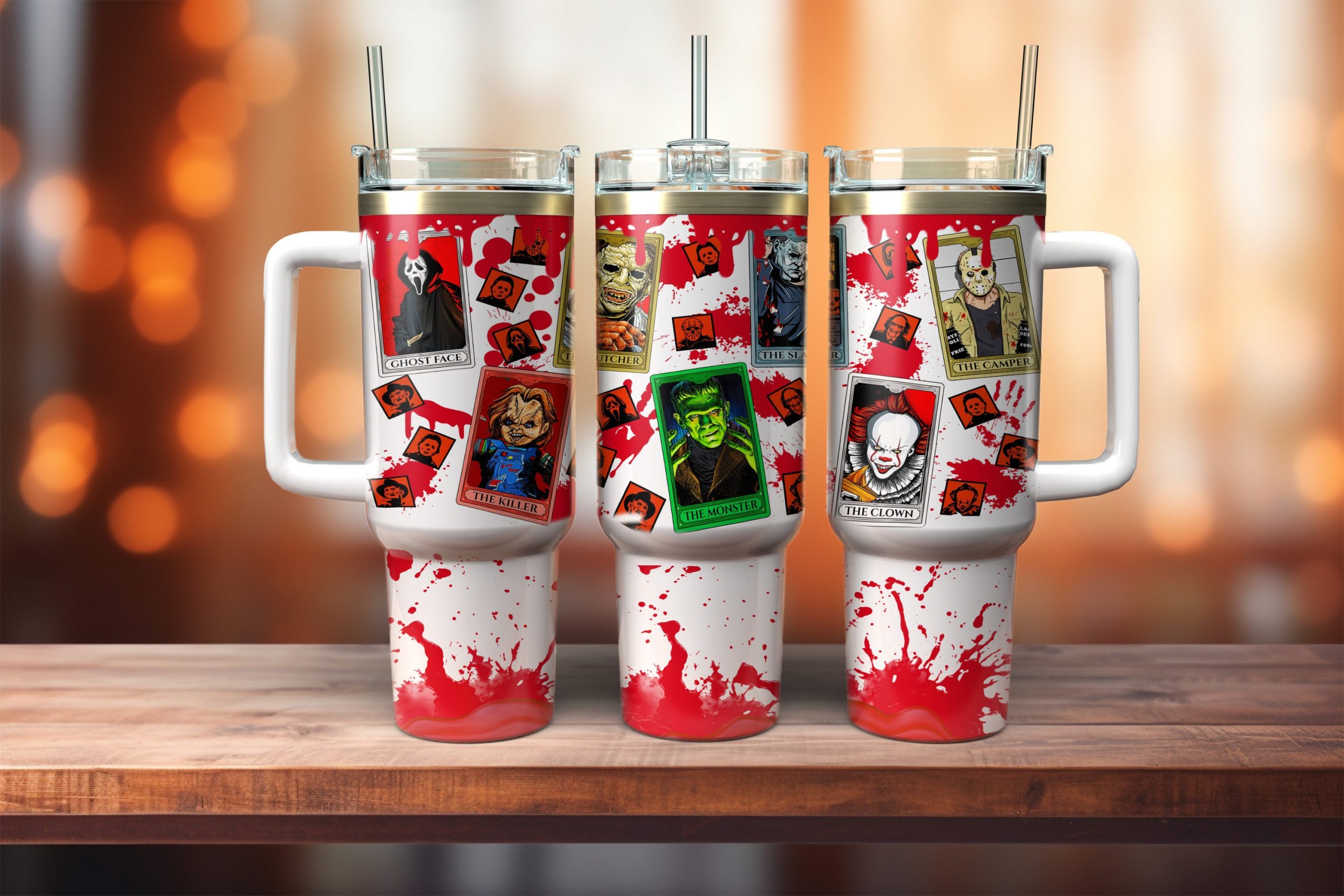 Horror Movie Characters Movies Custom Stanley Cup 40 oz 30 oz Tumbler With HandleTVC2301882