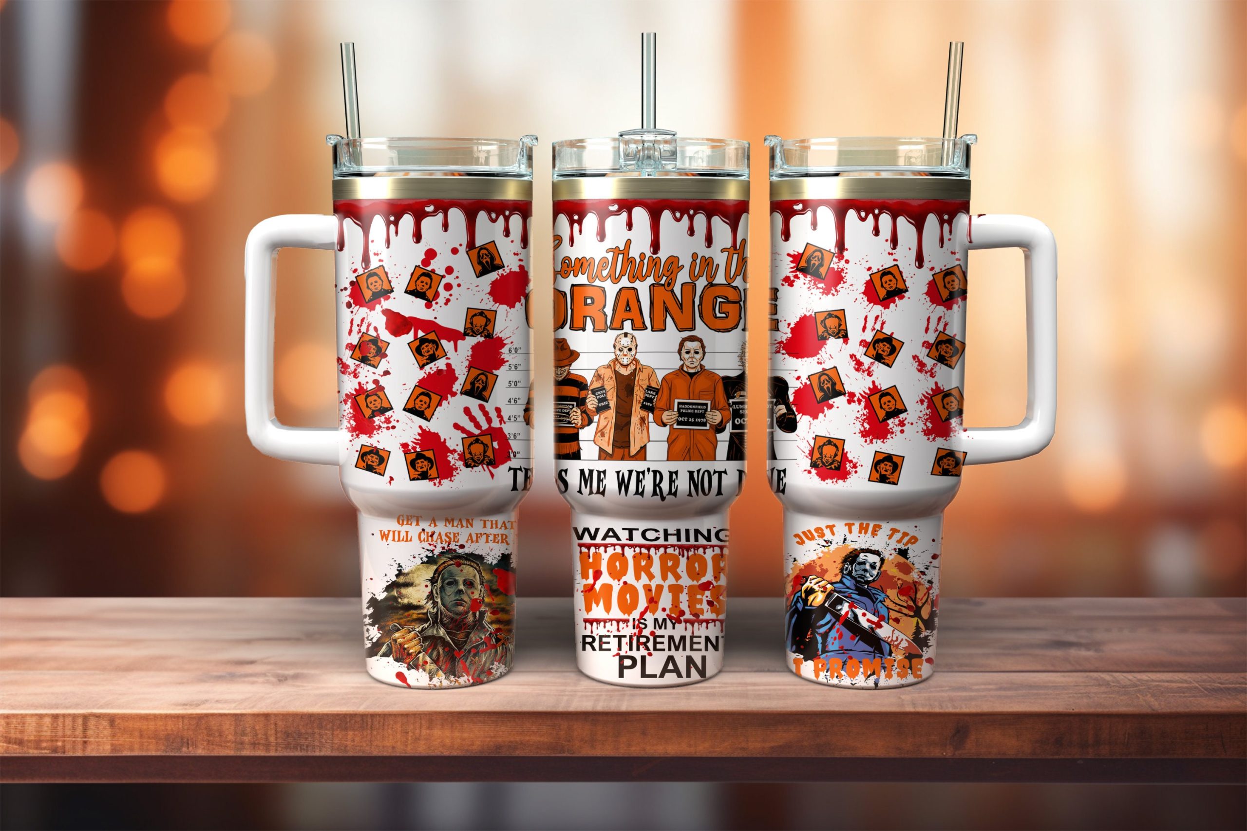 Horror Movie Characters Movies Custom Stanley Cup 40 oz 30 oz Tumbler With HandleTVC2301886