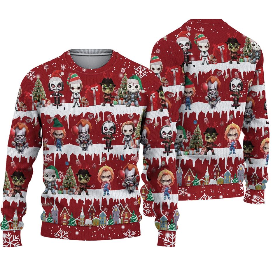 Horror Movie Ugly Sweater