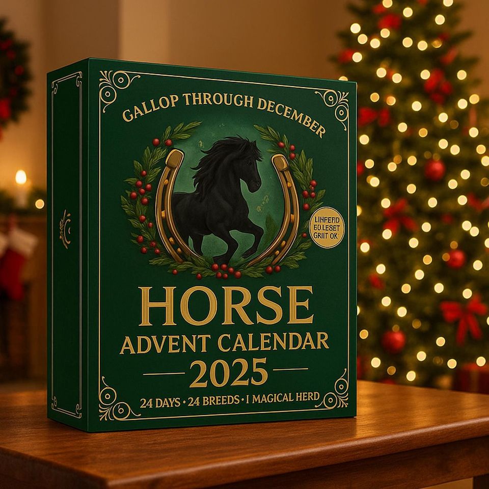 Horse Advent Calendar 2025, 24 Day Horse Figurines: Vintage Christmas Ornament Countdown - Image 6