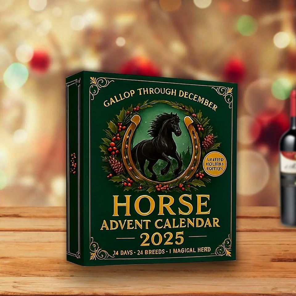Horse Advent Calendar 2025, 24 Day Horse Figurines: Vintage Christmas Ornament Countdown - Image 7