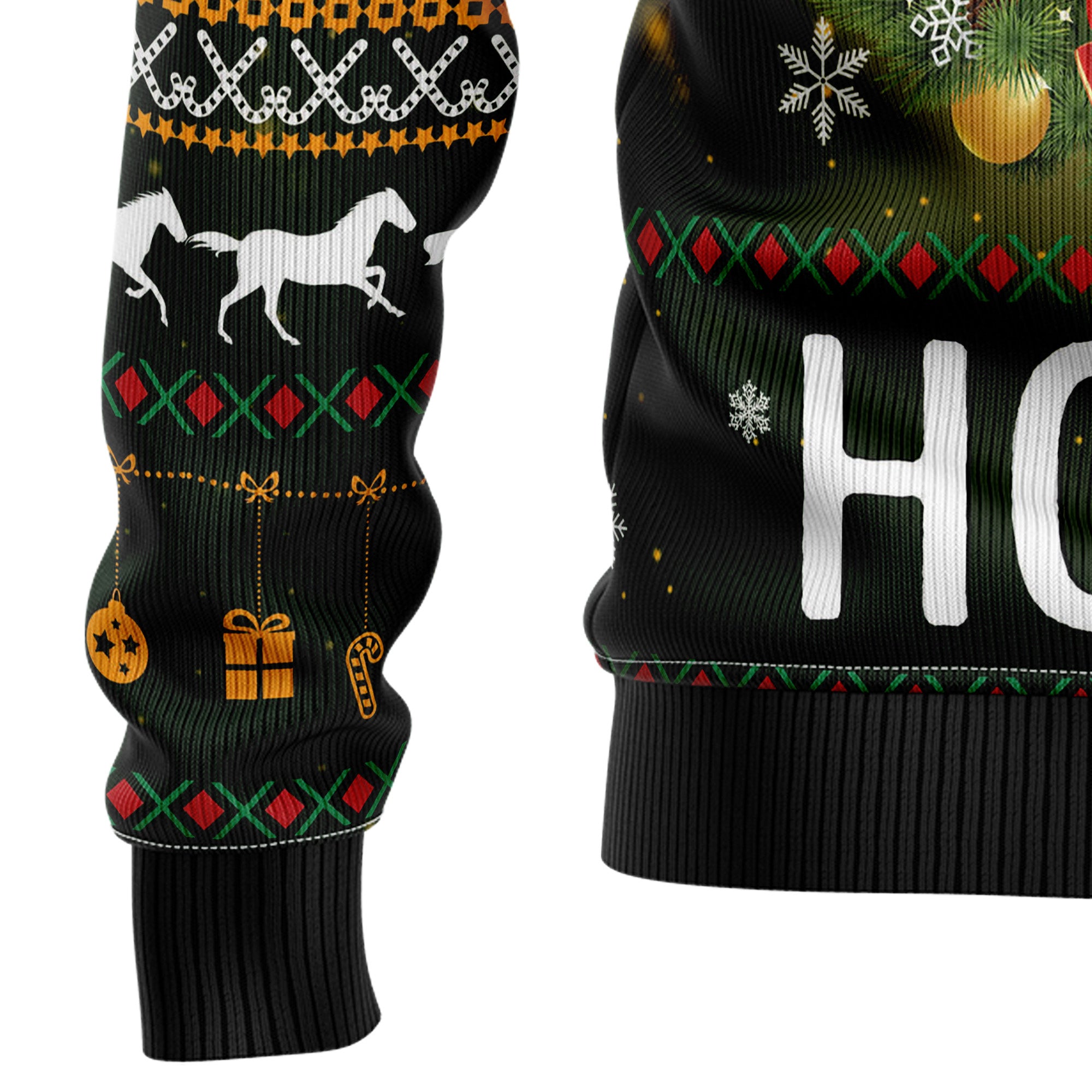 Horse All Need For Christmas Ugly Christmas Sweater - Image 9