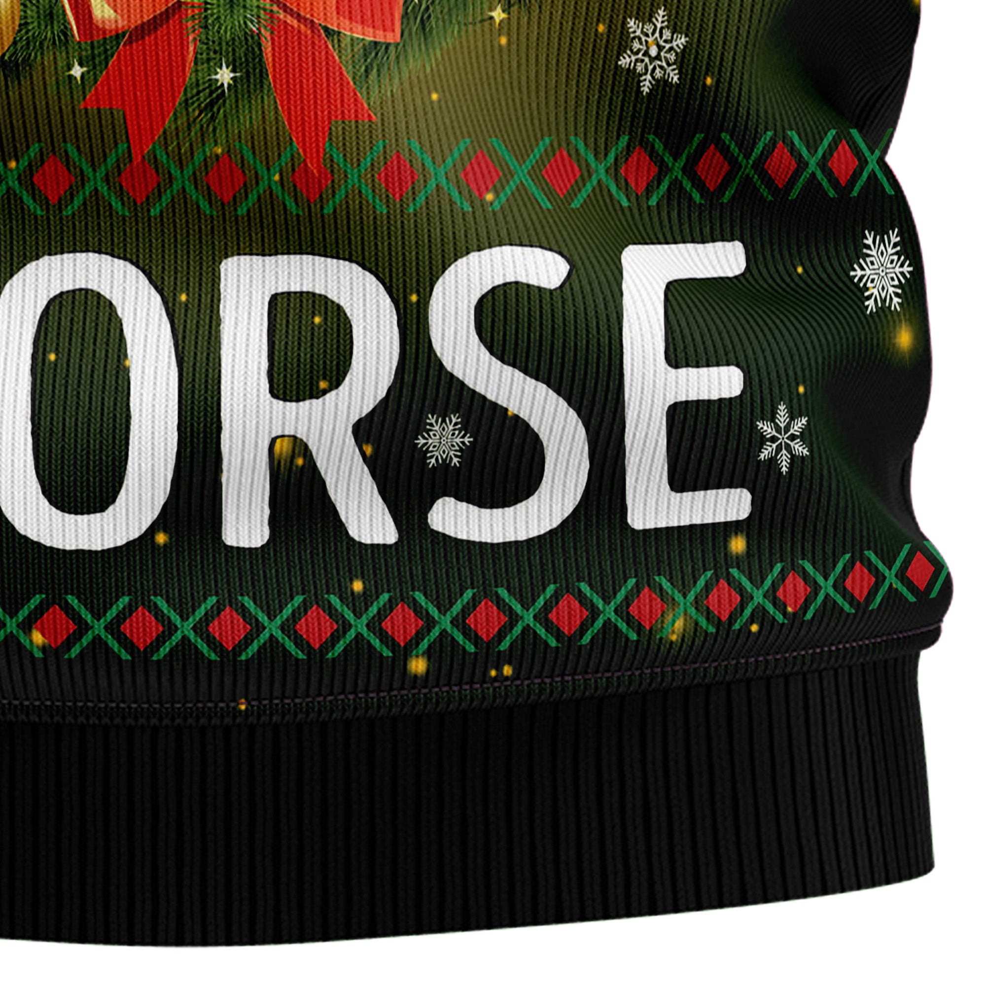 Horse All Need For Christmas Ugly Christmas Sweater - Image 5