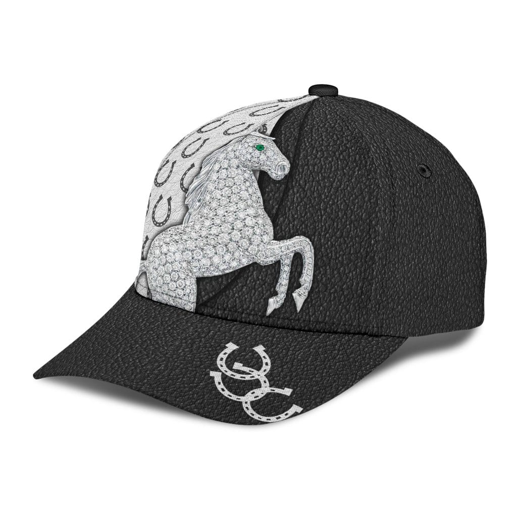 Horse Baseball Cap Horse Leather Classic Hat Trucker Hats Custom Hats Gifts For Men & Women