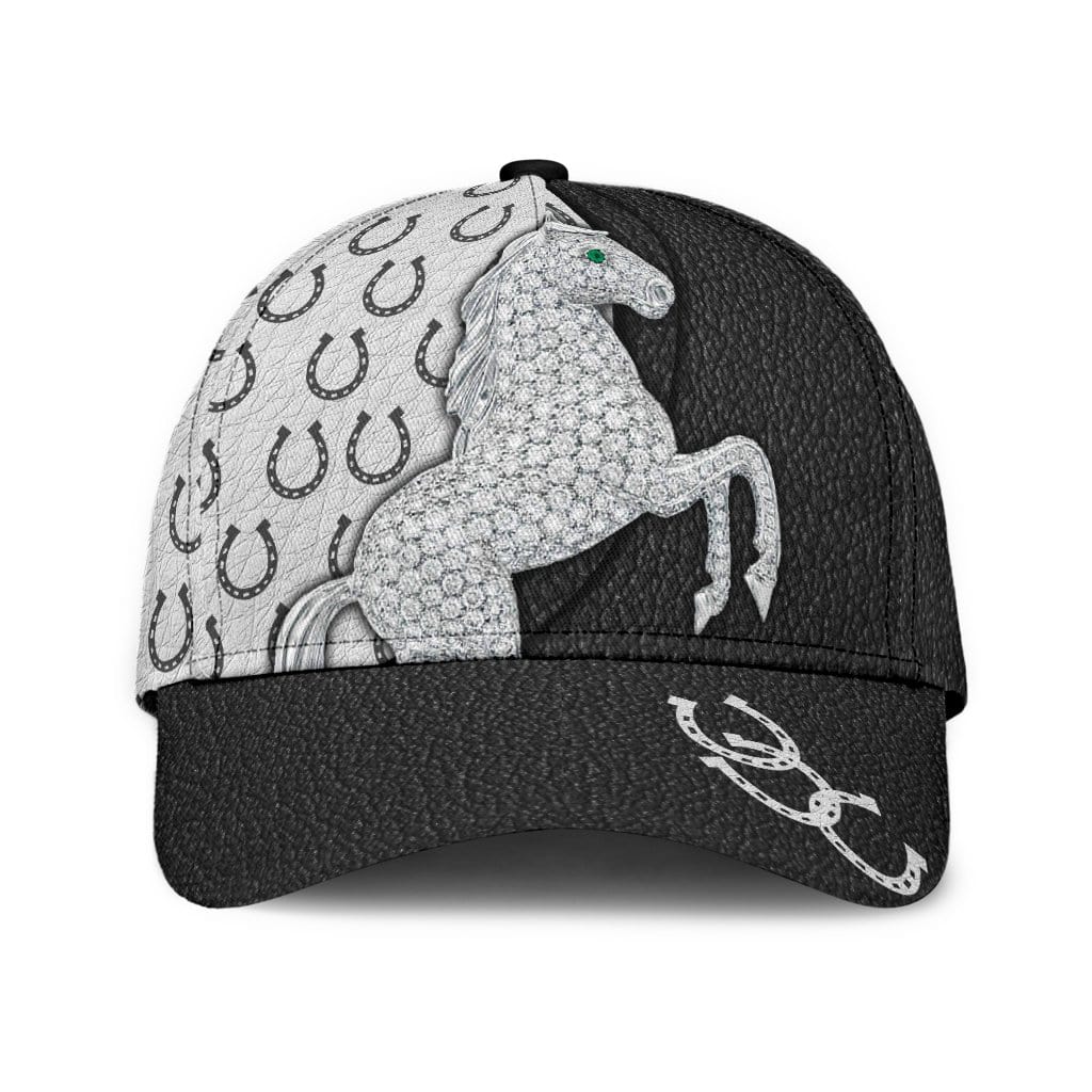 Horse Baseball Cap Horse Leather Classic Hat Trucker Hats Custom Hats Gifts For Men & Women