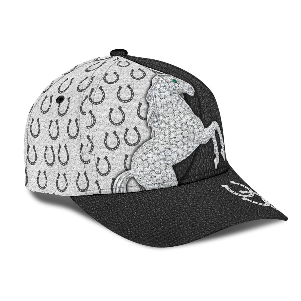 Horse Baseball Cap Horse Leather Classic Hat Trucker Hats Custom Hats Gifts For Men & Women