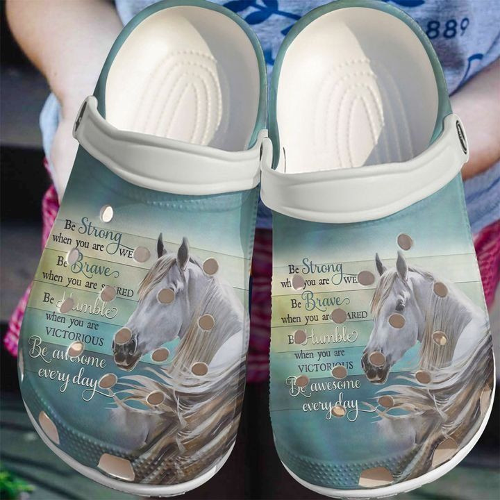 Horse Be Awesome Everyday clog Shoes