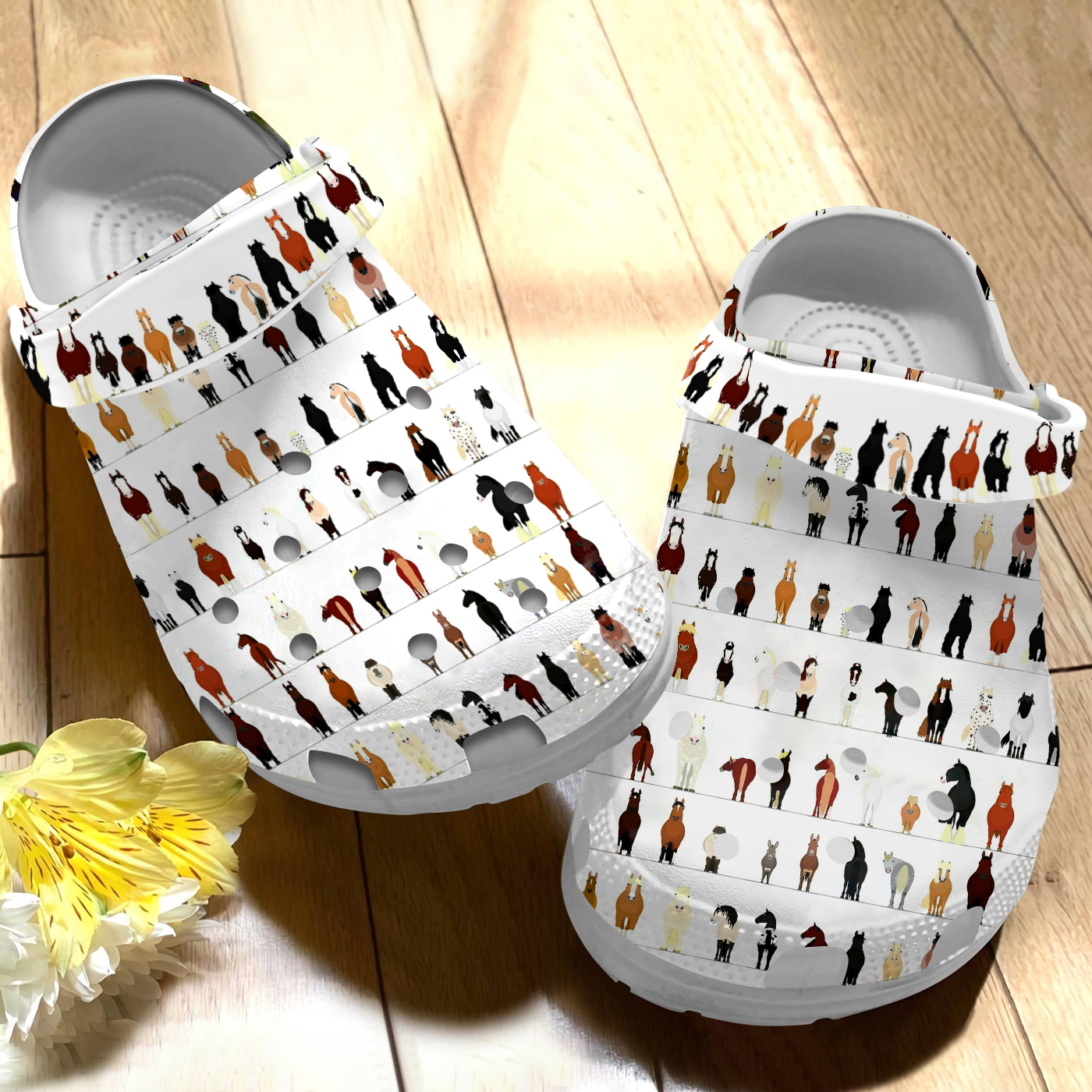 Horse Bread Crocs Crocband Clogs Shoes Comfortable For Men Women and Kids