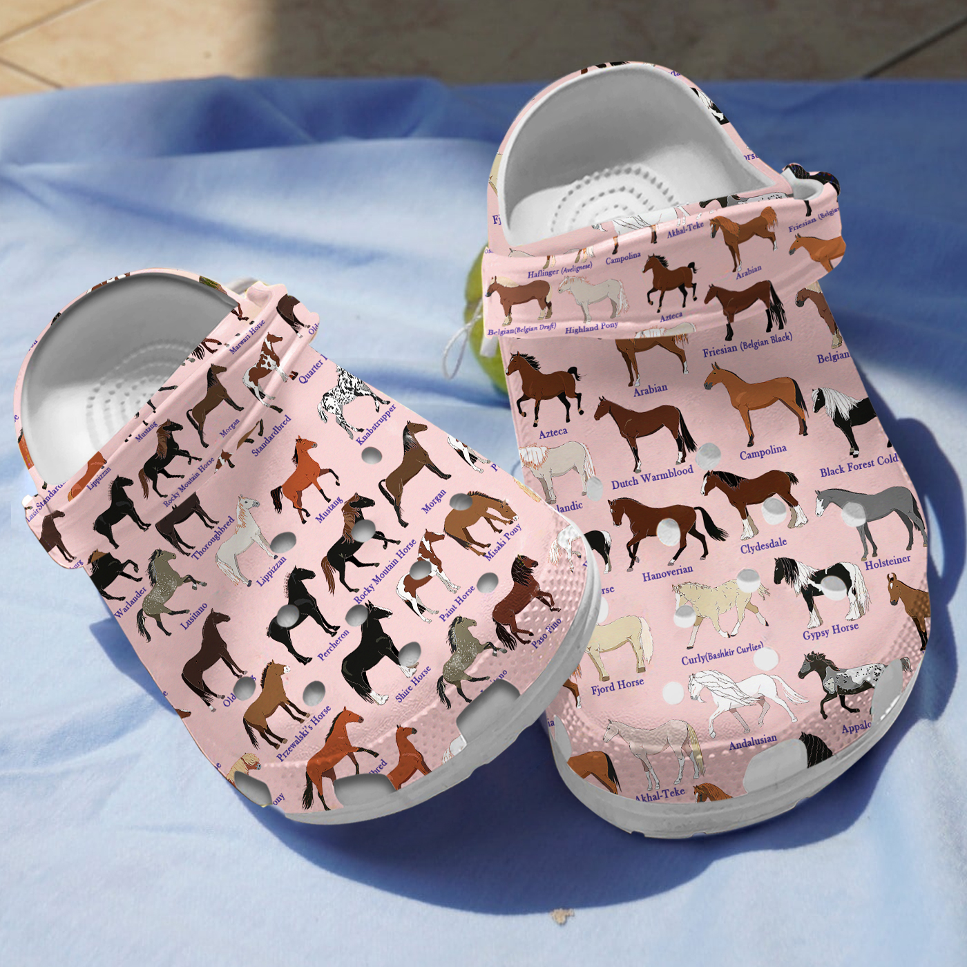 Horse Breeds Crocs Crocband Clogs Shoes Comfortable For Men Women and Kids