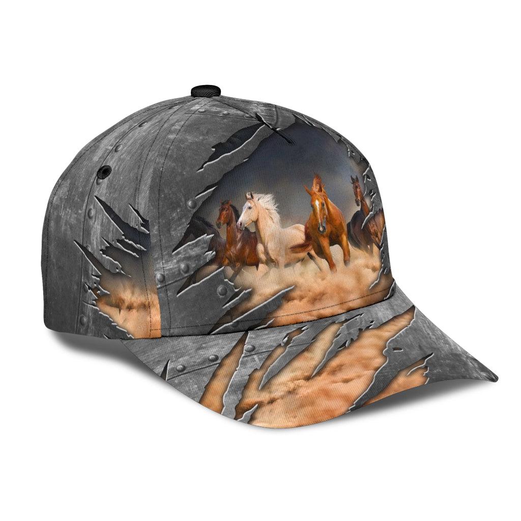 Horse Classic Cap, Gift for Horse Lovers Trucker Hats Custom Hats Gifts For Men & Women